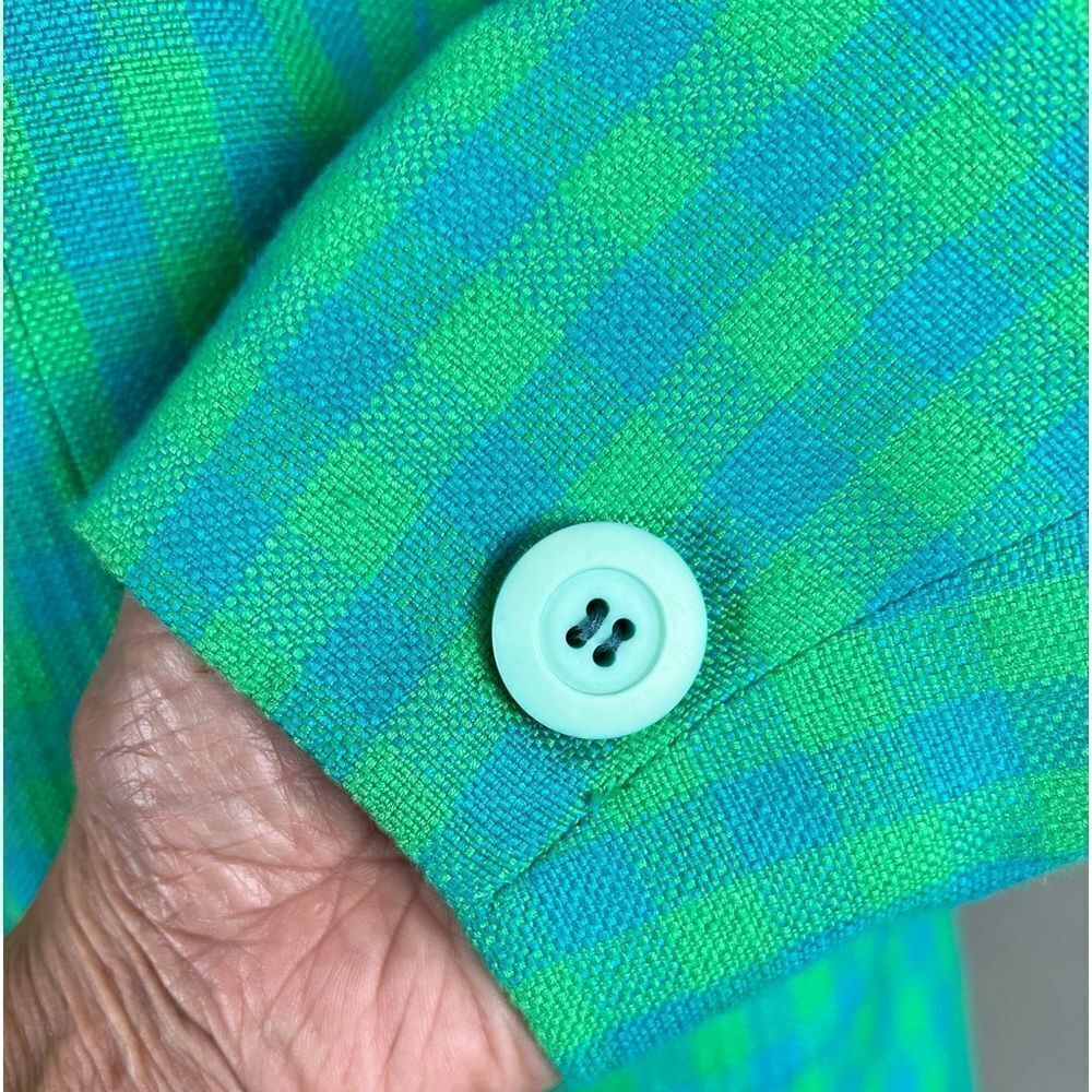 Christian Dior 1990’s Deadstock Gingham Skirt Suit - Picture 9 of 17